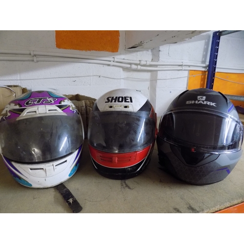 367 - 3 Bike Helmets