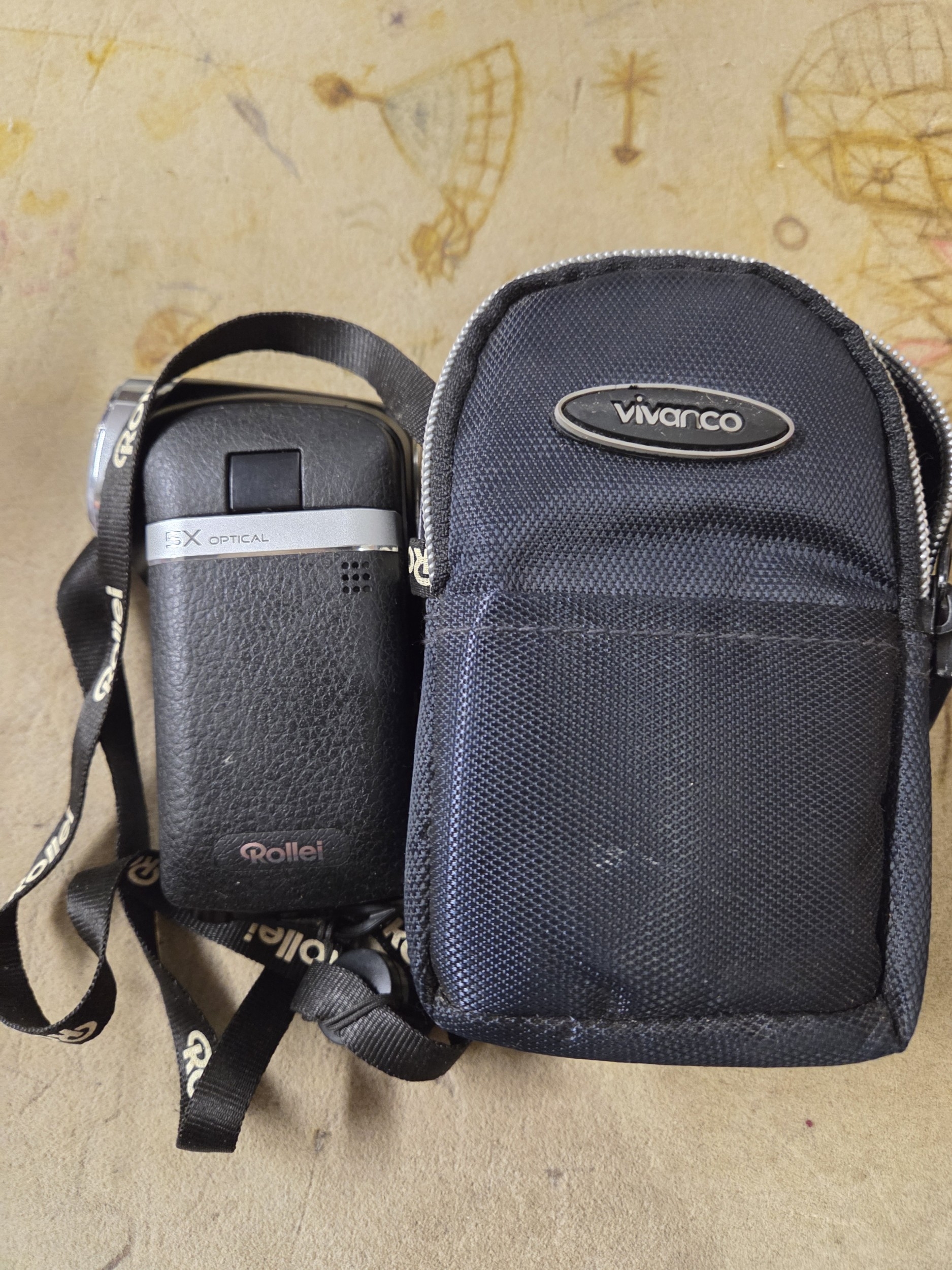 Rollei Digital Camera and Vivanco Carrying Case