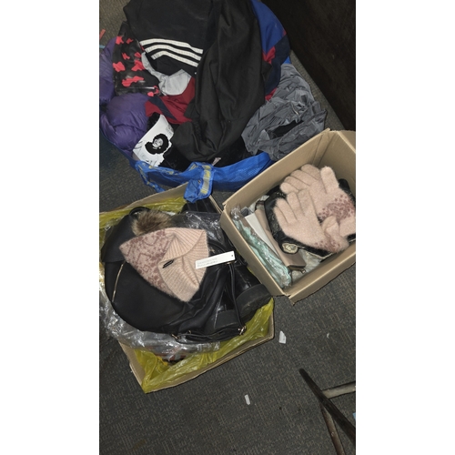 105 - A Collection of Clothing and Accessories Including a Redherring Bag