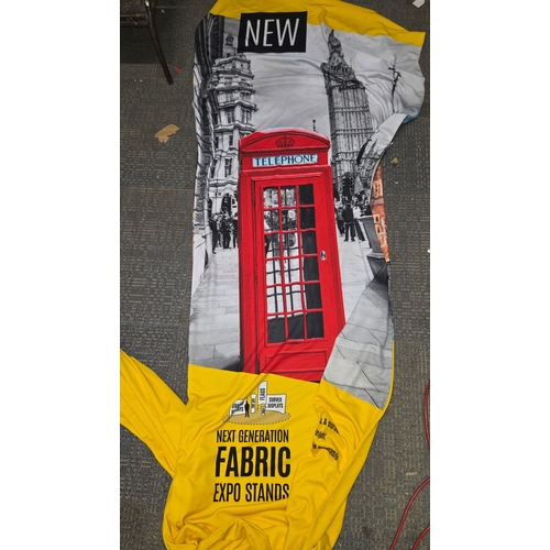 190 - Fabric Expo Stand Banner with London Graphic