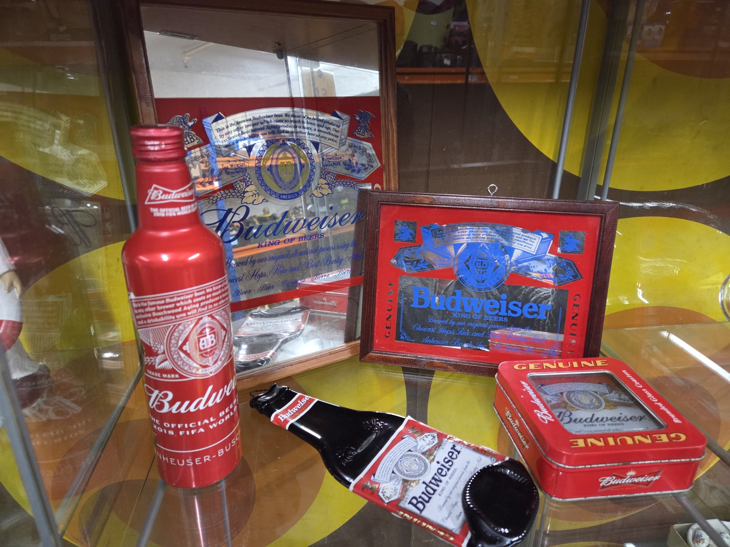 A Collection of Budweiser Branded Collectibles