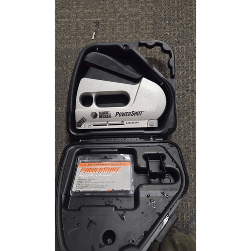 71 - Black & Decker PowerShot Staple Gun in Case