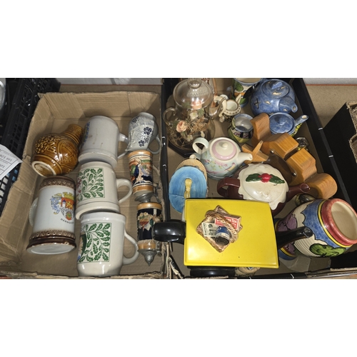 89 - A Collection of Ceramic Beer Steins and Mugs