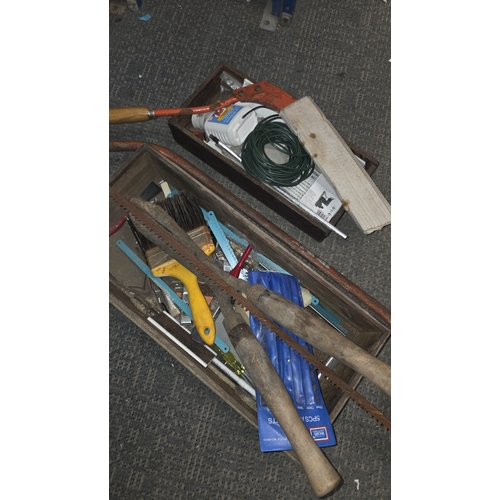 93 - A Collection of Assorted Hand Tools and Workshop Accessories