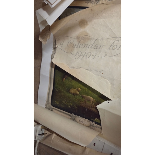 281 - A Paper Calendar for 1940s