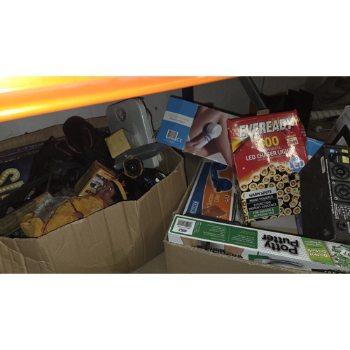 286 - Two Boxes of Household Goods Games and Electronics