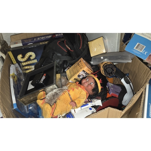 286 - Two Boxes of Household Goods Games and Electronics