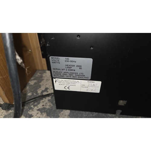 296 - Burley Appliances Ltd Model 140 Electric Fireplace