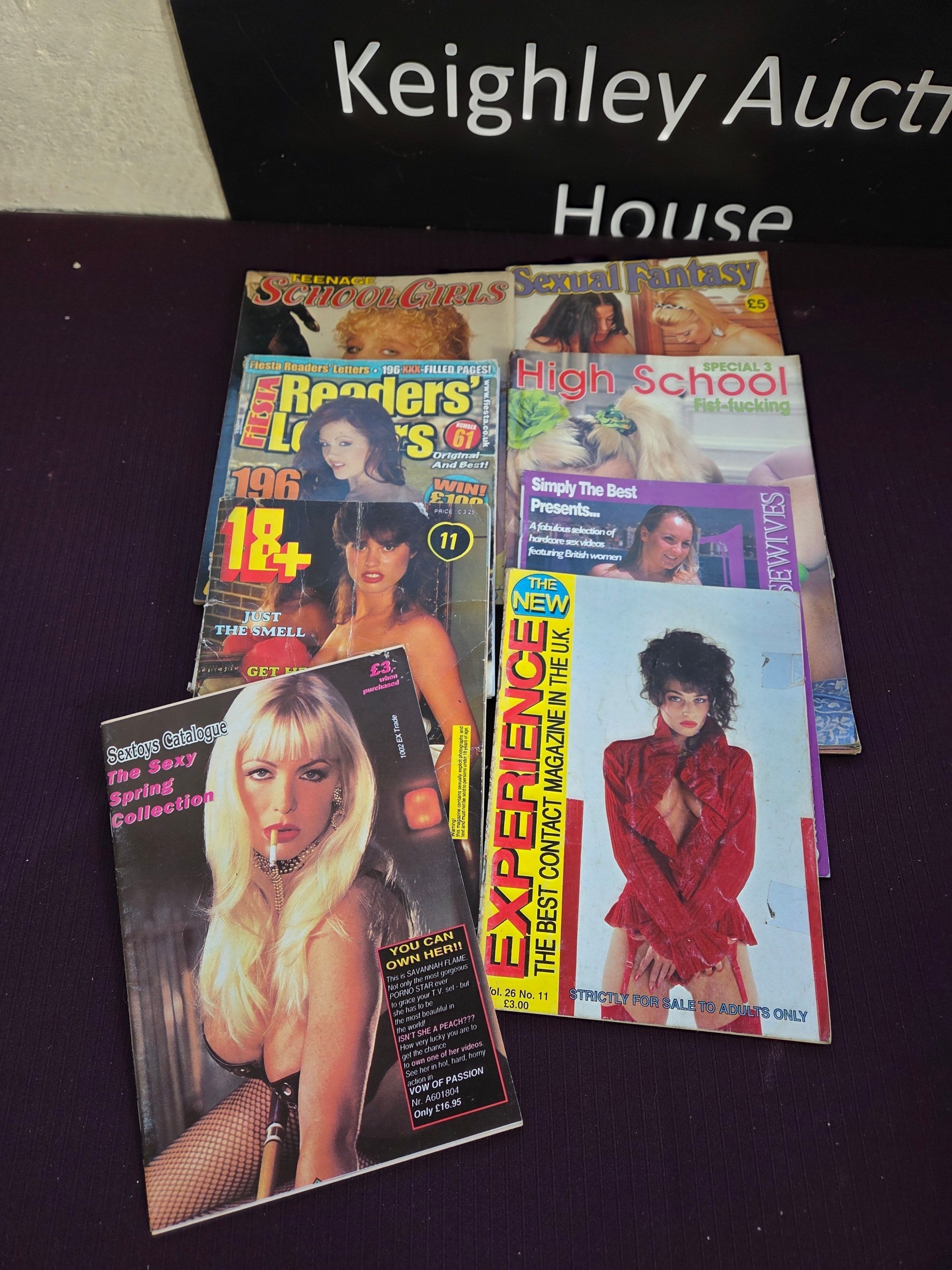 A Collection of Vintage Adult Interest Magazines and Catalogues