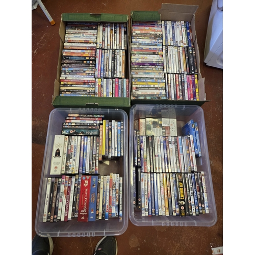 A Collection of Approximately 250–300 DVDs and Television Box Sets