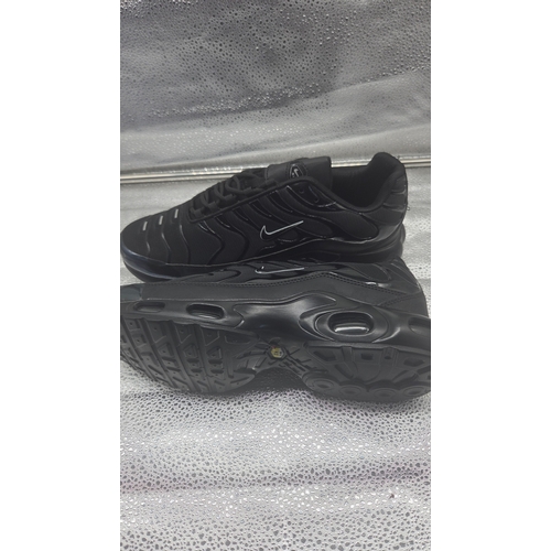 274 - A Pair of Nike Air Max Plus Triple Black Trainers Size EU45