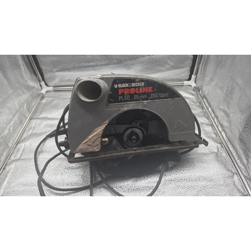 285 - Black & Decker Proline PL40 Corded Circular Saw working order