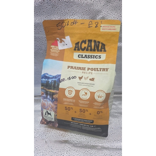293 - ACANA Classics Prairie Poultry Recipe Dry Dog Food, 2 kg