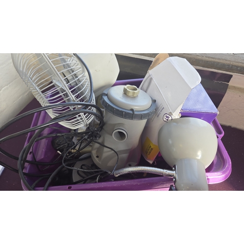 369 - A Collection of Mixed Household Electricals including a BT Decor 2200 Telephone and a Swimming Pool ... 