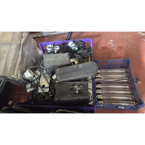 375 - A Collection of Hydroponic Growing Equipment Including EasyFeed Trays, Ballasts and Lamps