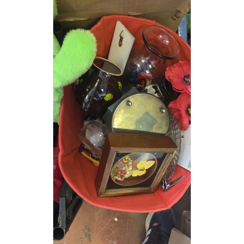 379 - Three Boxes of Household Miscellany, Fashion Accessories, and Decorative Items