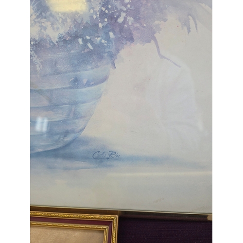 397 - Carlos Rios, Mike Boote, and Others, A Group of Framed Artworks (Signed)