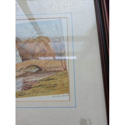 397 - Carlos Rios, Mike Boote, and Others, A Group of Framed Artworks (Signed)