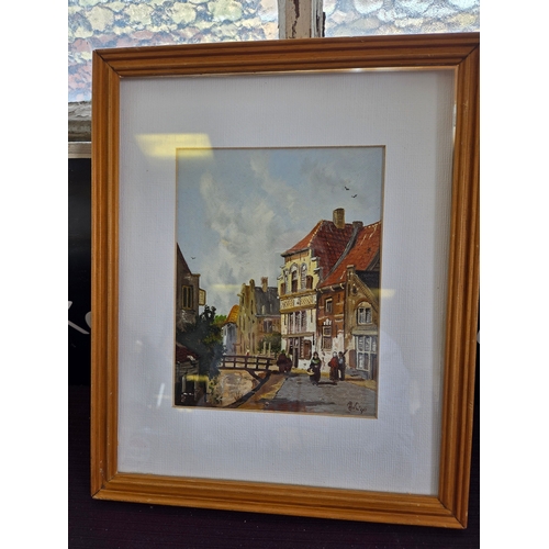 400 - Pieter Cornelis Steenhouwer (1896-1972), Dutch Street Scene