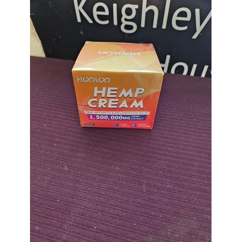 417 - HOOLOO Hemp Cream for Pain Relief, 1,500,000mg Hemp Extract, 5 fl oz