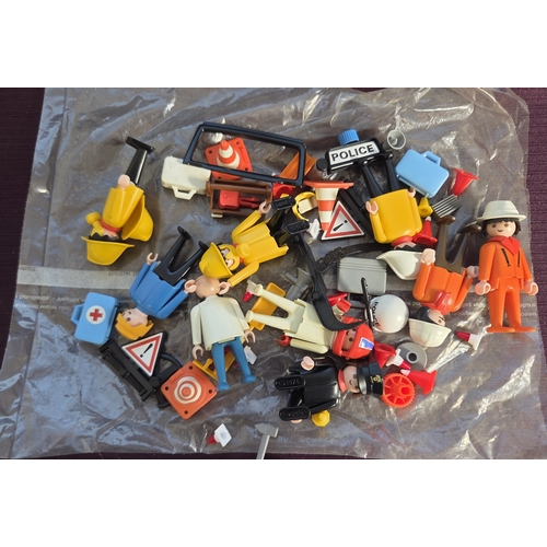 64 - A Collection of Vintage Geobra Playmobil Toy Figures and Accessories