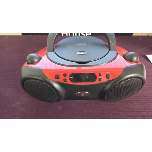 69 - Polaroid Portable CD Boombox with Bluetooth