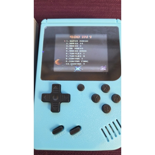 75 - A Pair of Generic 400-in-1 Retro Handheld Game Consoles