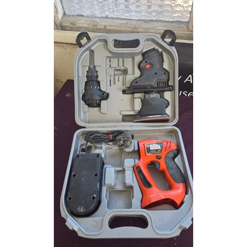 92 - A Black & Decker Quattro 12V Cordless Multi-Tool Set