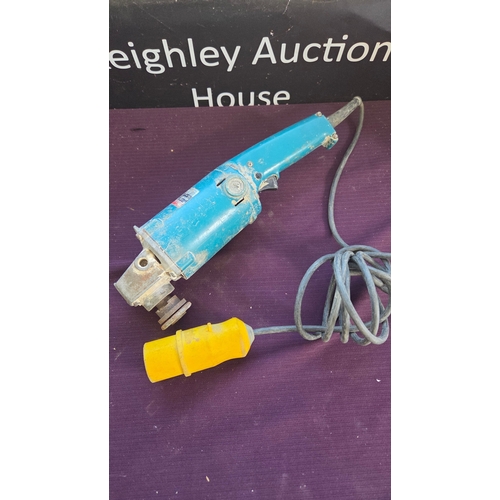 95 - A Makita 110V Industrial Corded Angle Grinder