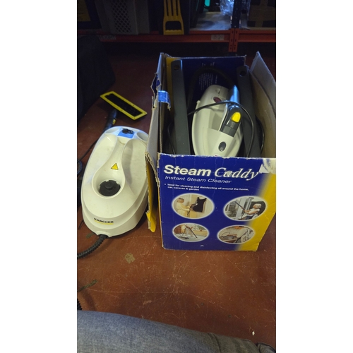 194 - Two Steam Caddy Portable Steam Cleaners. Including Kärcher