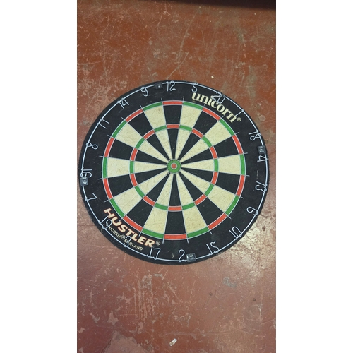 207 - Vintage Unicorn Hustler Bristle Dartboard