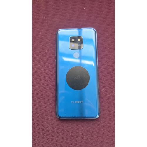 241 - Cubot Note 20 Series Android Smartphone in Blue working order