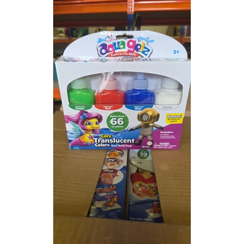 259 - 36 Aqua Gelz Refill Packs including Core Translucent Colours