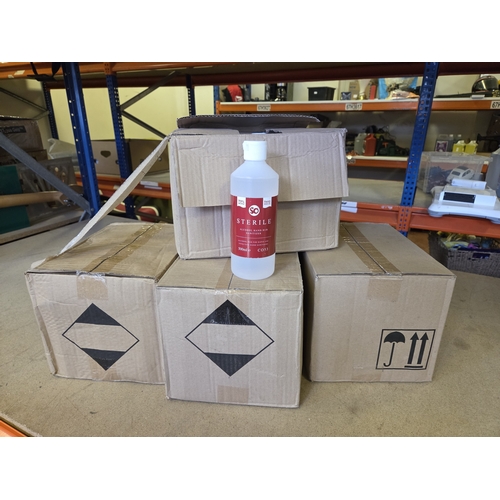 291 - A Group of SO Sterile 73% Alcohol Hand Rub Sanitiser Cases (48 units)