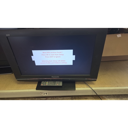 87 - Panasonic VIERA TX-26LXD8 26-Inch HD Ready LCD Television powers on