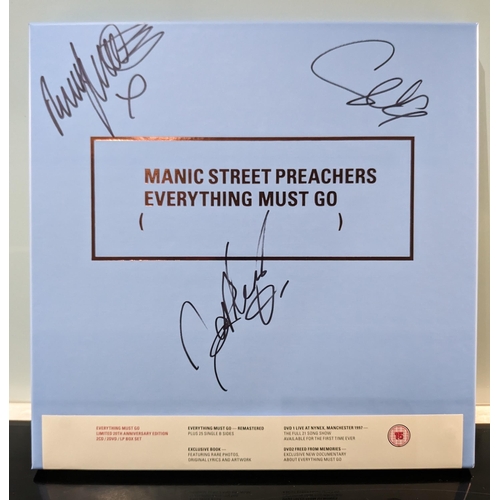 6 - Manic Street Preachers -  autographed vinyl bundle.
-Everything must go - 20th anniversary edition b... 