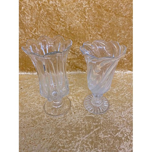 151 - Two celery Vases