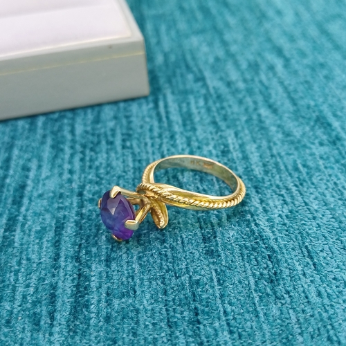 33 - Amethyst Solitaire Ladies Ring
- 1960's
14 ct Gold
- 3.6g