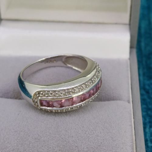 39 - Pink Tourmaline & Diamond Ring
- 9ct White Gold
- 4.7g