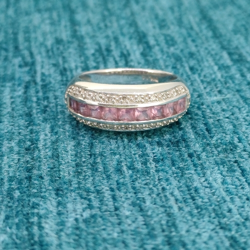 39 - Pink Tourmaline & Diamond Ring
- 9ct White Gold
- 4.7g