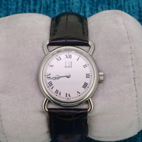 48 - Ladies Dunhill Watch with leather strap