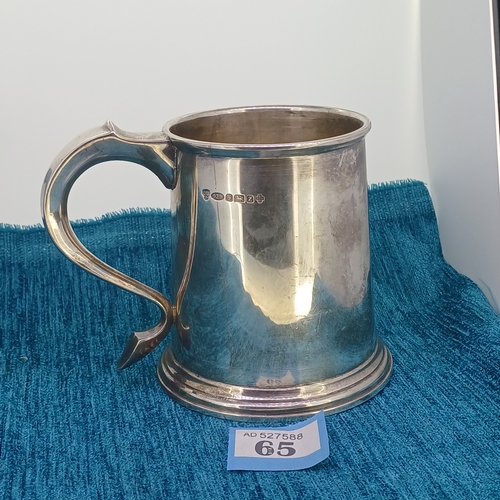 65 - Sterling Silver Tankard
- 462g