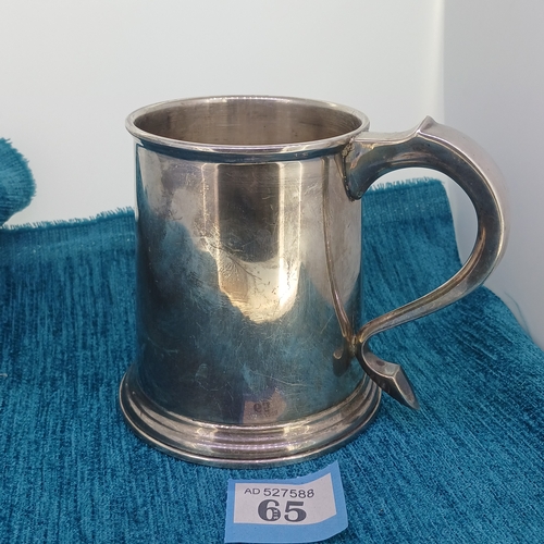 65 - Sterling Silver Tankard
- 462g