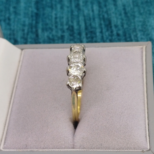 73 - Diamond Ring 4 Stones
- 1ct total Diamonds
- 18ct Gold
- 3.2g