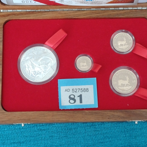 81 - Winston Churchill Krugerrand Set