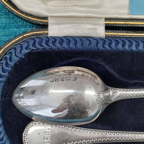 85 - Early Victorian Fork and Spoon Set
- Sterling Silver
- 54g