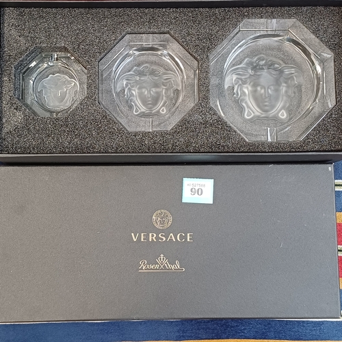 90 - Versace Set of Three Ash Trays
1980's Kitch