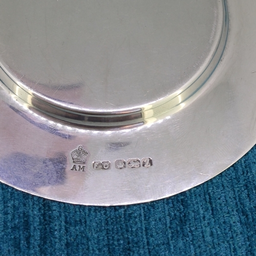 102 - 1941 WWII Military RAF Air Arm Holy Communion Silver Cup and Plate used by the crews before missions... 