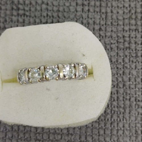 13 - Moissanite Half Eternity Ring
- 9 ct Gold
- 2.07g
Size: J