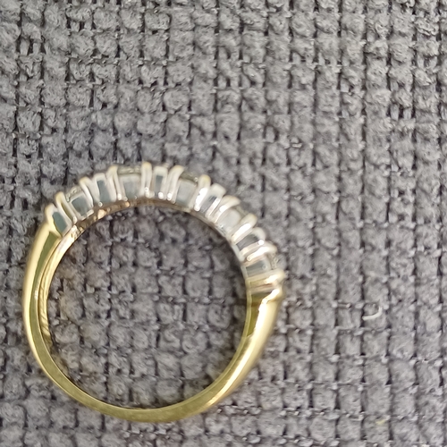 13 - Moissanite Half Eternity Ring
- 9 ct Gold
- 2.07g
Size: J